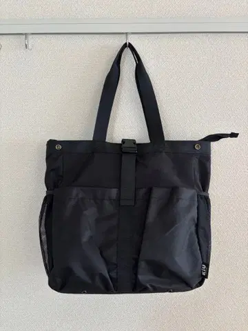 나일론 블랙 토트백