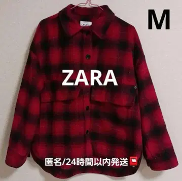 ZARA 체크 셔츠풍 자켓 M 아우터