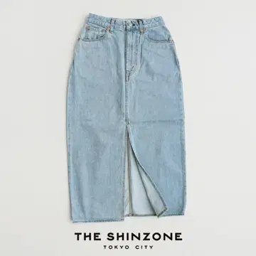 THE SHINZONE 데님 롱 스커트