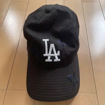 LA 로고 자수 9TWENTY 캡 블랙