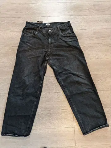 CIOTA arknets 별주 배기 데님 블랙 34