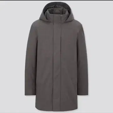 유니클로 하이브리드 다운 코트