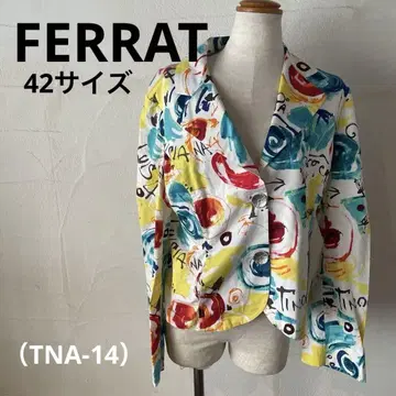 (TNA-14) 새상품급 FERRAT 페라토 얇은 소재 자켓 42 사이즈