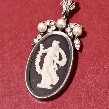 웨지우드 실버 925 각인 펜던트 목걸이