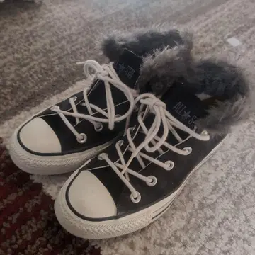 CONVERSE ALL STAR 퍼 스니커즈 23cm