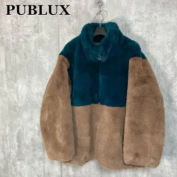 PUBLUX 인조 모피 풀오버