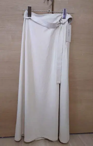 COHINA 스웨이드 내로우 롱 스커트 XS
