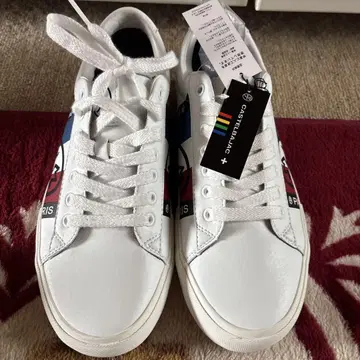 CASTE BLANC 화이트 스니커즈 25.5cm 새상품