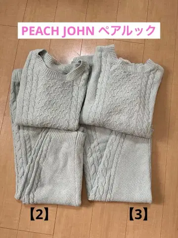 PEACH JOHN 룸웨어 커플룩