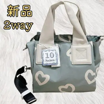 새상품 2way 밴딩 백 숄더백 하트 수납 많음