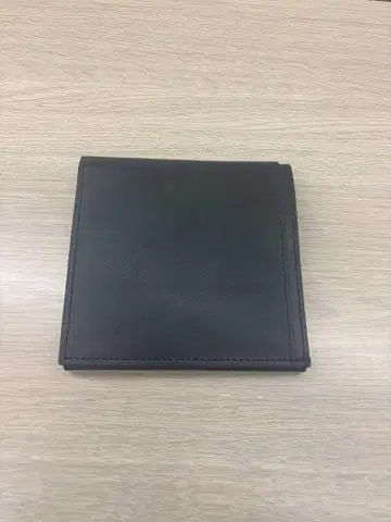 블랙 접이식 지갑 소가죽 이탈리아 가죽 원액션 지갑