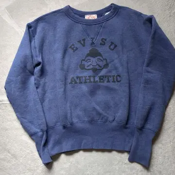 EVISU 네이비 맨투맨 트레이닝복