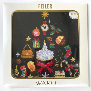 [ 미사용 새상품 ] 페이 와코 WAKO 손수건 WAKO TREE 블랙