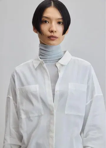소에주 오가닉 코튼 시어 셔츠