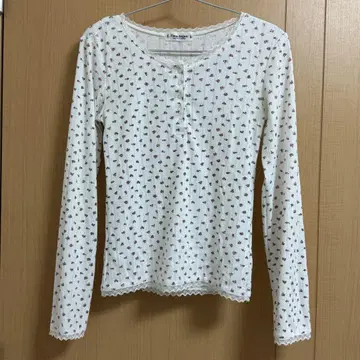 tinajojun 꽃무늬 긴팔 롱 티셔츠