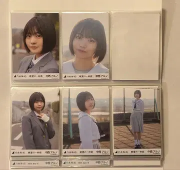 노기자카46 나카니시 아루노 절망의 1초 전 브로마이드 5종 컴프