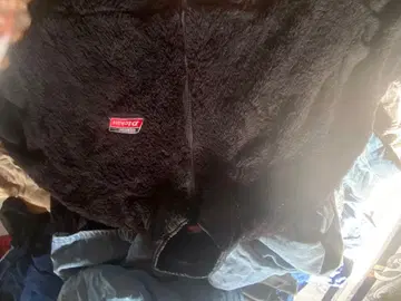 dickies 플리스 자켓 블랙