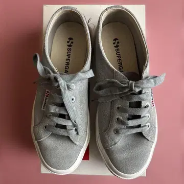 [새상품급] SUPERGA 스웨이드 스니커즈 사이즈 36 (23.0cm)