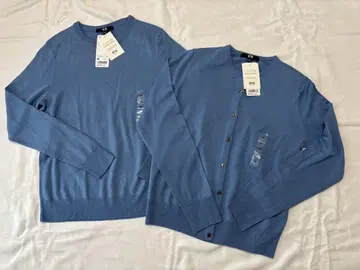 미사용 UNIQLO 유니클로 긴팔 가디건, 스웨터 2세트