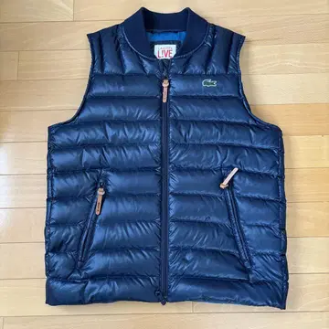 LACOSTE LIVE 네이비 다운 베스트 50