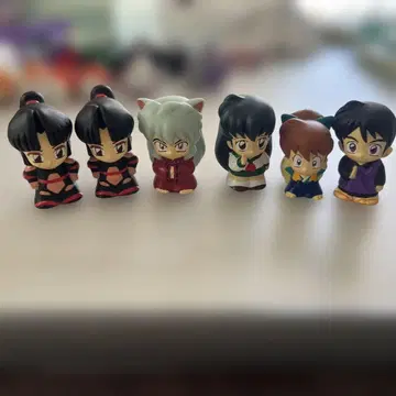 이누야샤 치비 캐릭터 피규어 6체 세트