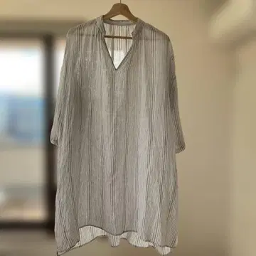 nest Robe 스트라이프 셔츠 원피스