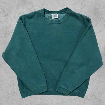 90s USA PLUMA 무지 블랭크 맨투맨 카키 그린 XL