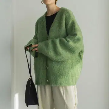 Knuth Marf 그린 가디건/ 볼레로 (unisex)
