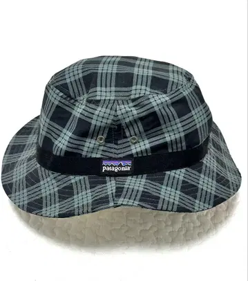 patagonia 체크 무늬 버킷햇