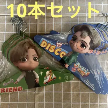 [10개 세트] BTS TinyTAN 타이니탄 행거