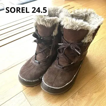[ 24.5 ] SOREL 퍼 부츠 가을/겨울