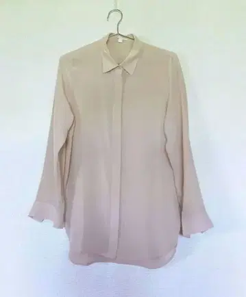 COS 코스 실크 블라우스 핑크