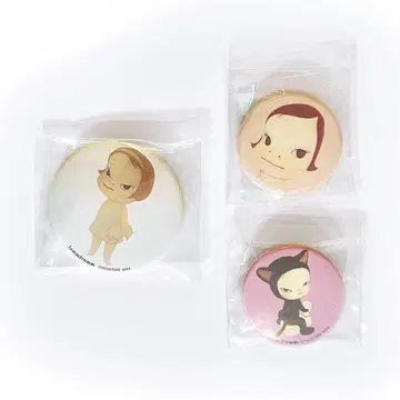 나라 요시토모 YOSHITOMO NARA 캔뱃지 3개 세트