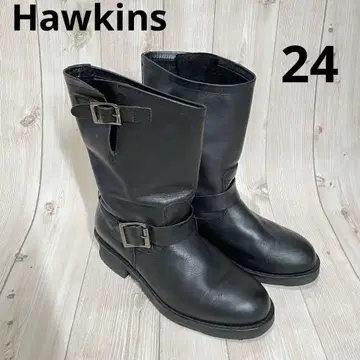 인기 호킨스 Hawkins 엔지니어 부츠 24 HW60041 블랙