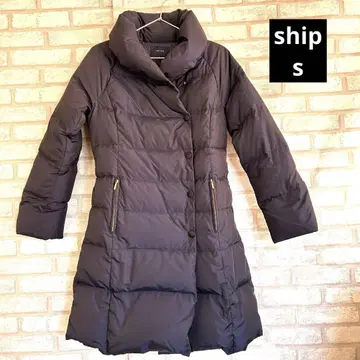 SHIPS 숄카라 다운 코트 A라인 S사이즈