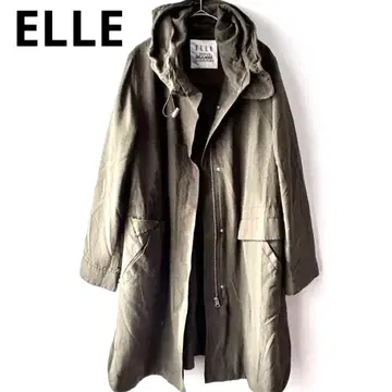 ELLE 엘르 모즈 코트 올리브 그린 L