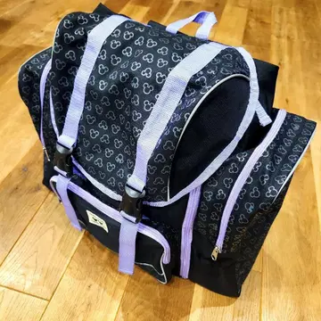 새상품급 미키 패턴 수학여행용 백팩 임간학교 디즈니