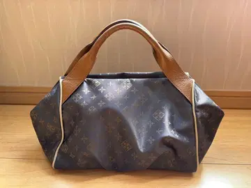 러셋 모노그램 토트백 네이비