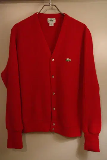 IZODLACOSTE USA제 아크릴 가디건 80s 90s 빈티지
