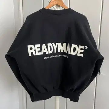 READYMADE 로고 맨투맨 트레이닝복
