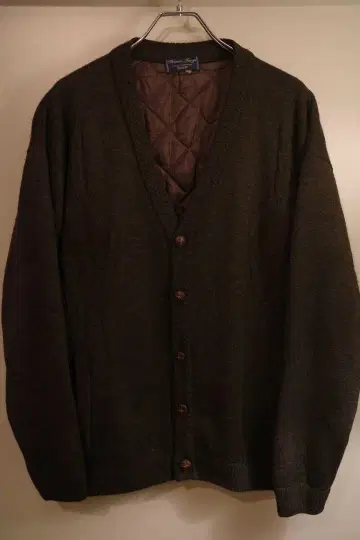 Brown Jury 울 가디건 자켓