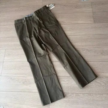 택 포함 새상품 에디 바우어 남성용 올리브 슬랙스 면바지 치노 팬츠