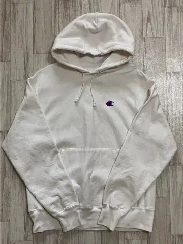 Champion 리버스 위브 후드티 XL 화이트