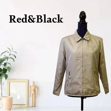 zG424 [ M ] Red&Black 블루종 풀 집업 플랩 포켓