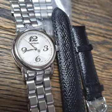새상품급 MONTBLANC 여성용 시계 마이스터슈튁 벨트 새상품