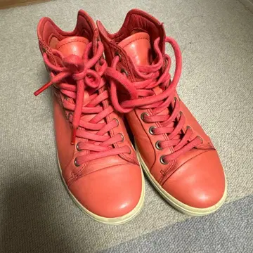 Ecco 여성 핑크 하이컷 스니커즈