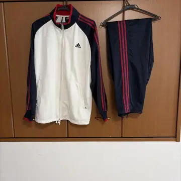 adidas 저지 세트 화이트/네이비