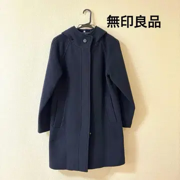 무인양품 울 혼방 아우터 코트