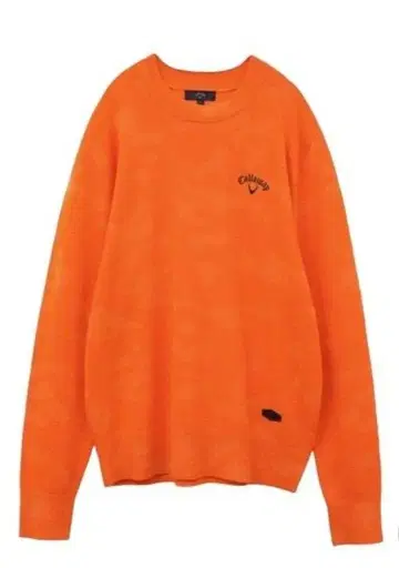 캘러웨이 오렌지 L 사이즈 크루넥 스웨터 패턴