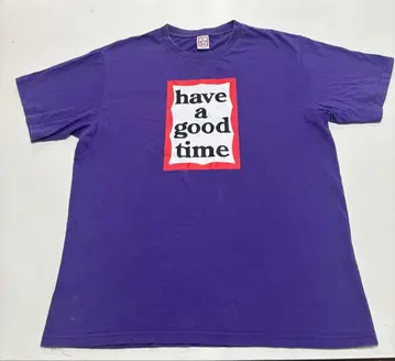 have a good time 반팔 T셔츠 퍼플